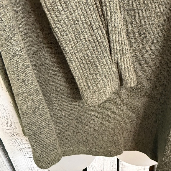 Buffalo David Bitton Womens Ribbed Sleeve Cozy Long Sleeve Size Small Dark Green - Picture 4 of 7